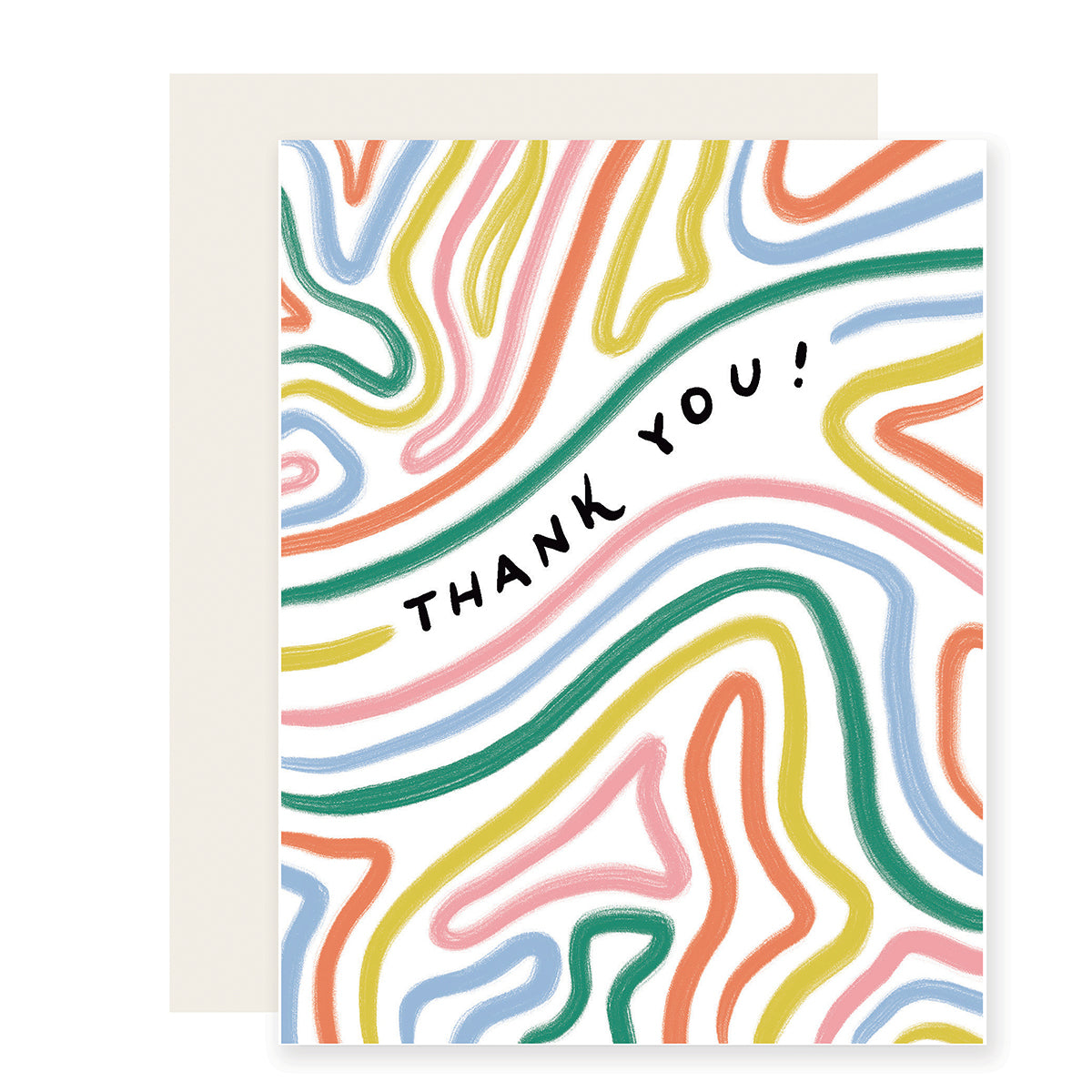 Bendy Lines Thank You