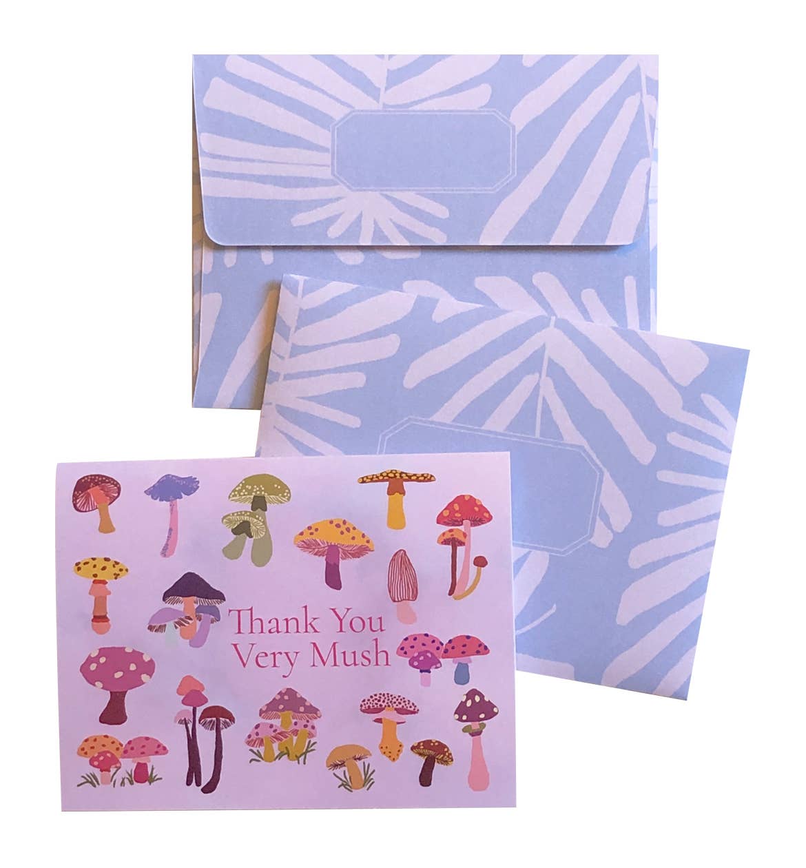 Thank You Mushroom Card – Eco-Friendly, Nature-Inspired: Eco-Friendly Band Wrap