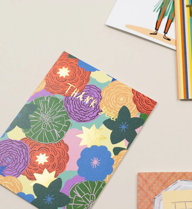 Floral Thank You Card