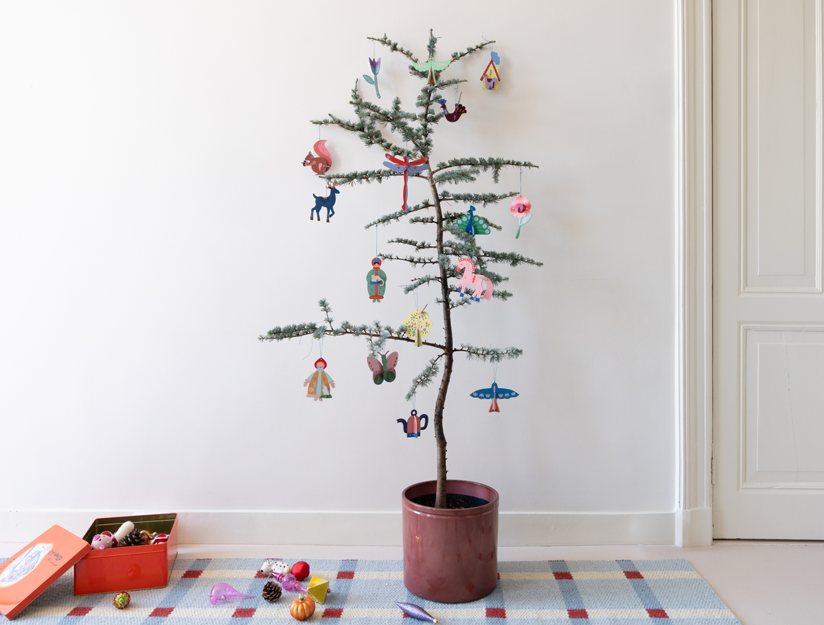 3D Ornament - Folk Butterflies
