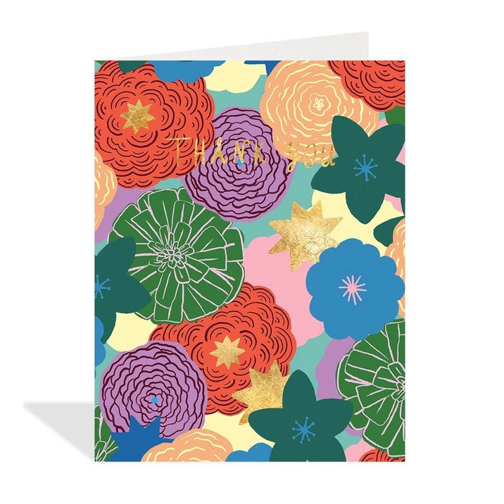 Floral Thank You Card