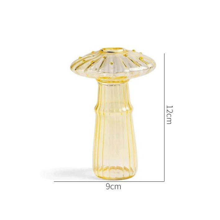 Modern Mushroom Vase Orange