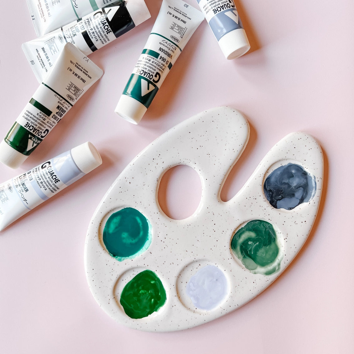 The Artist Ceramic Paint Palette - Sarah Bee Pottery