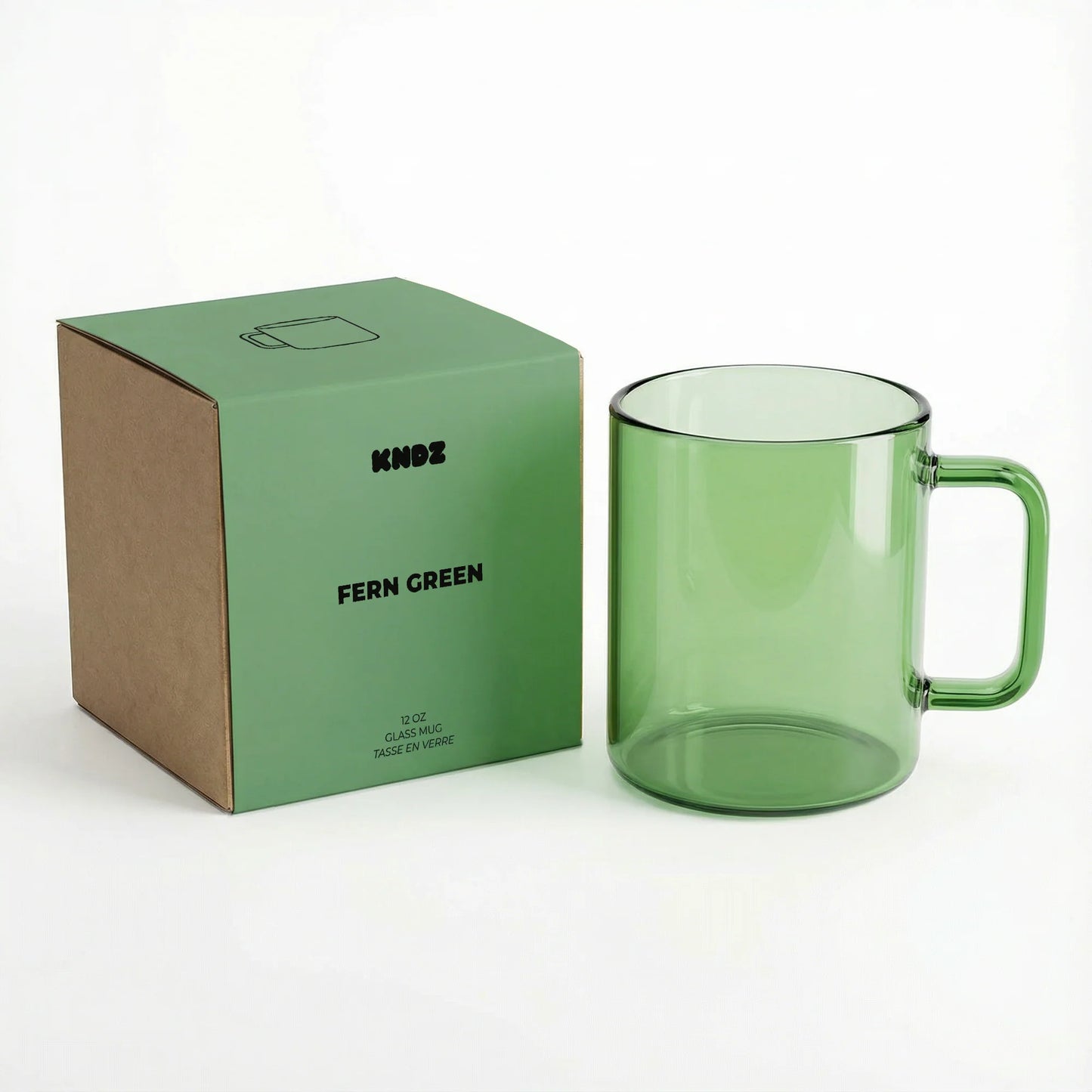 Everyday Glass Mug Fern Green