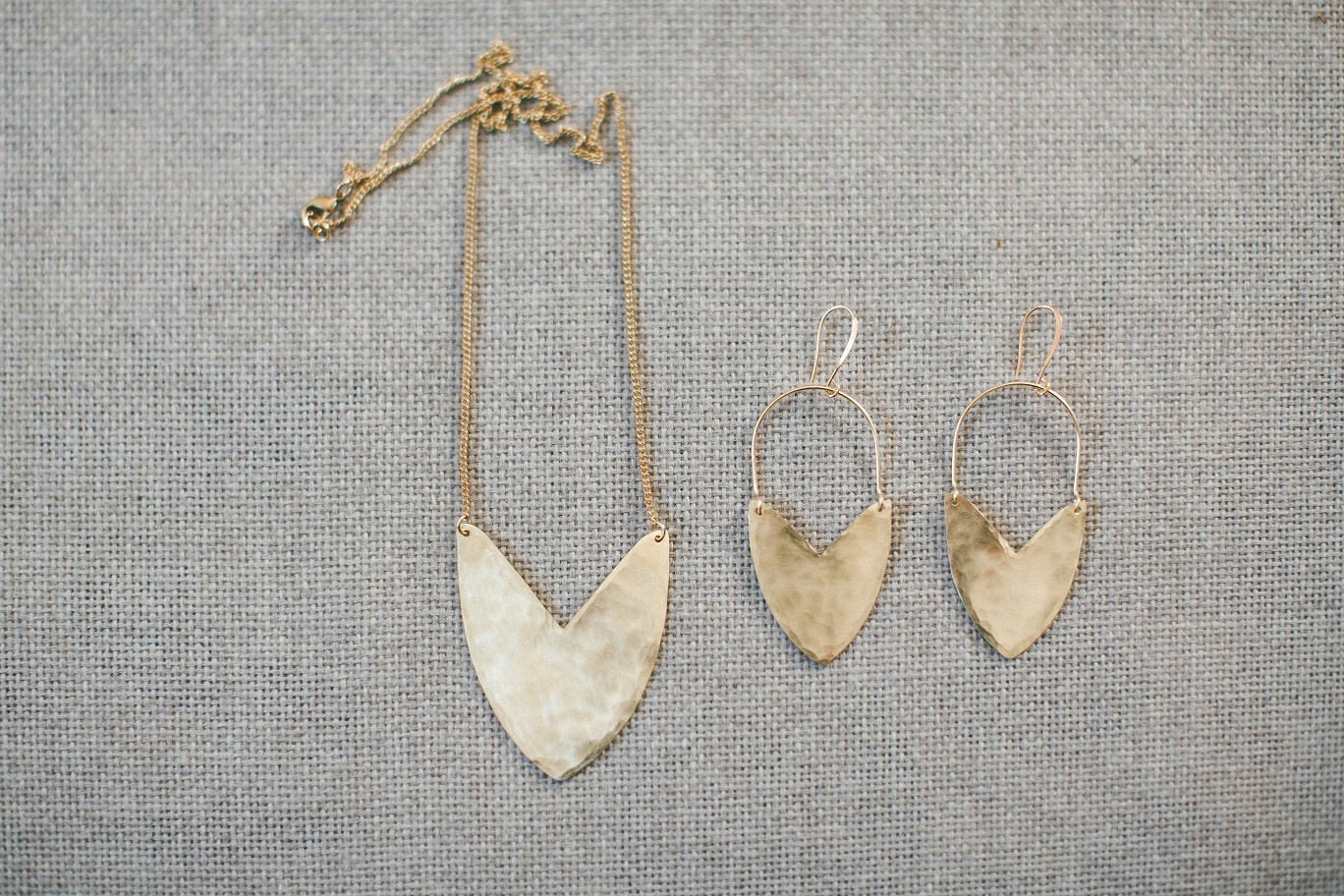 Tulip Shield Necklace