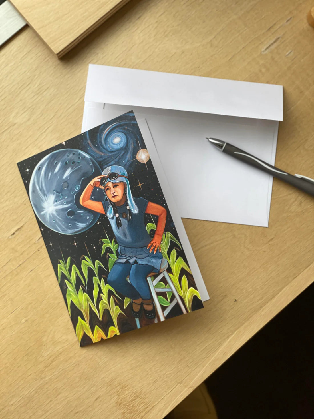 Raven's World Greeting Card