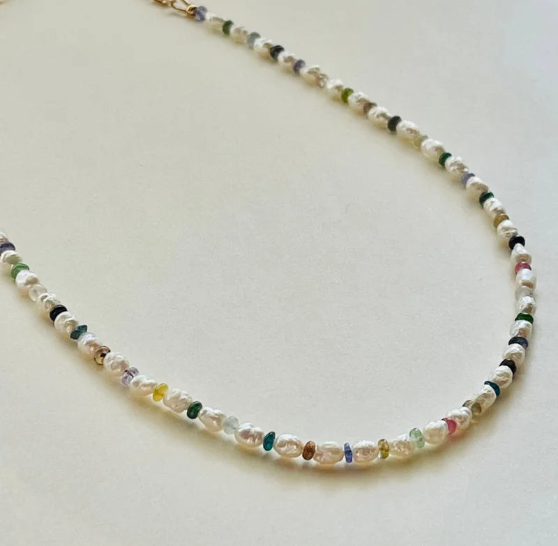 DORÉ Rainbow Fresh Water Pearl Gemchain