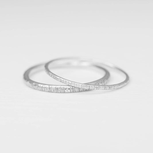 Frieda Birch Ring Solid Sterling Silver