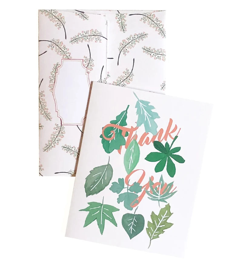 Thank You Leaves Card