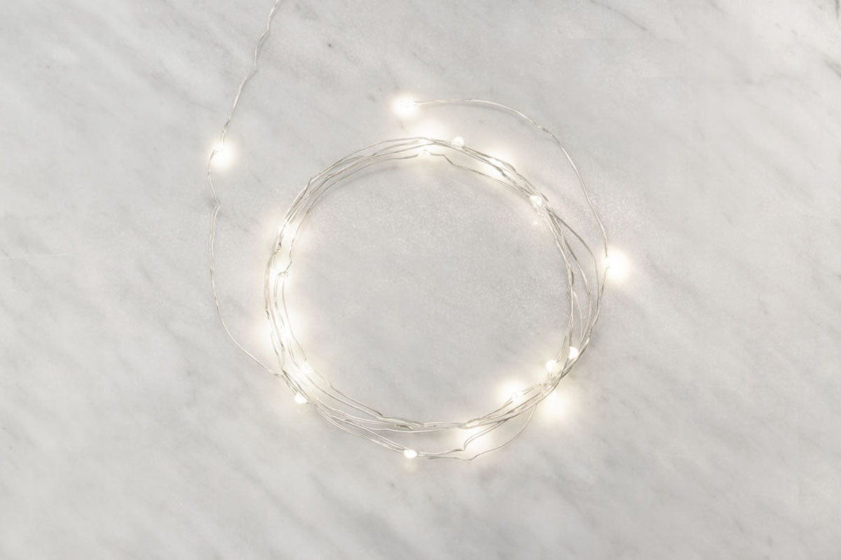 Silver Wire Lights
