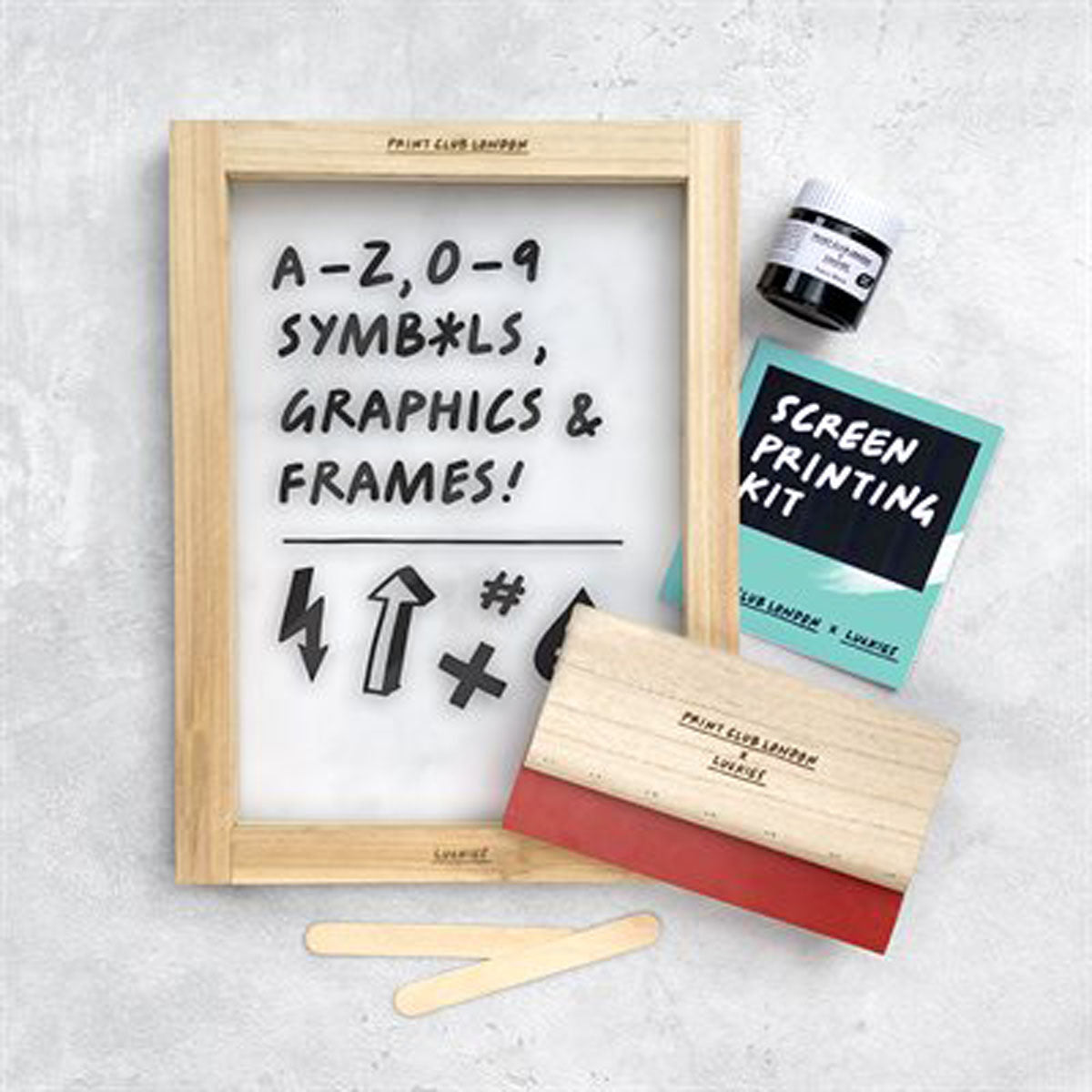 LUCKIES - Screen Printing Kit