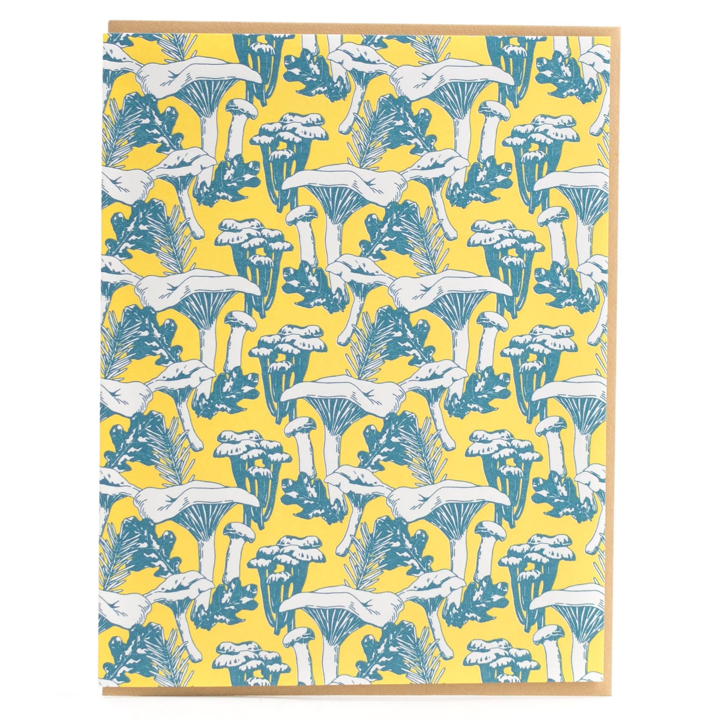 Chanterelle Mushroom Forest Card