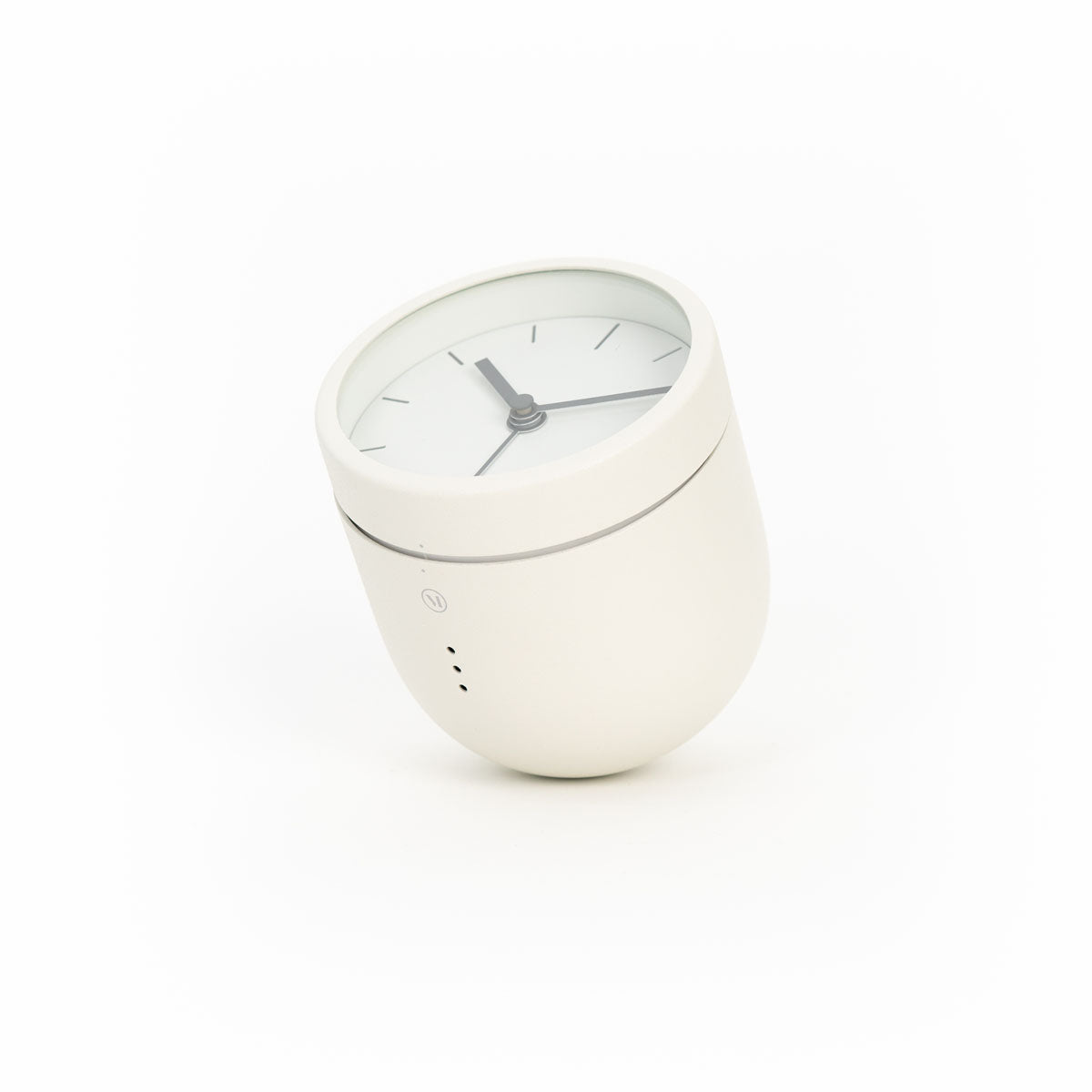 Tumbler Alarm Clock - White