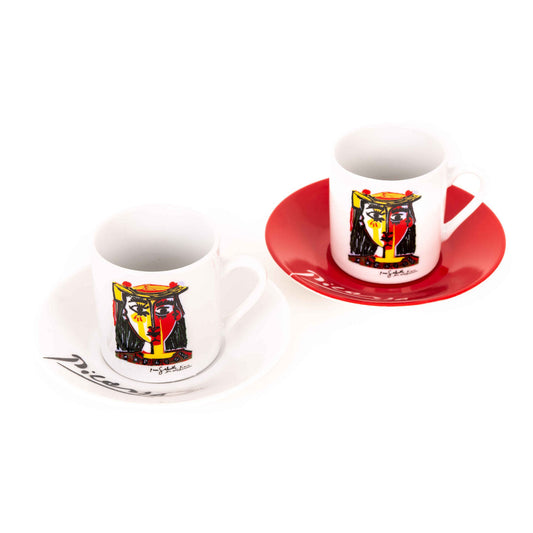 Picasso Espresso Mug and Plate Set