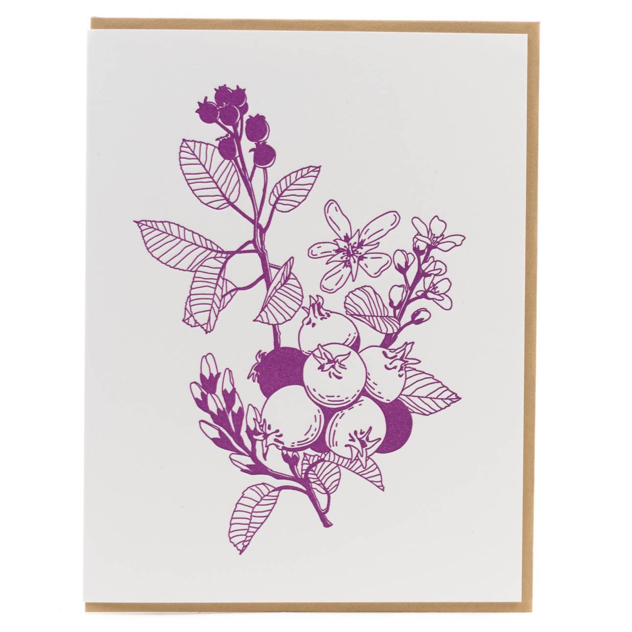 Saskatoon Berry Forest Purple Card