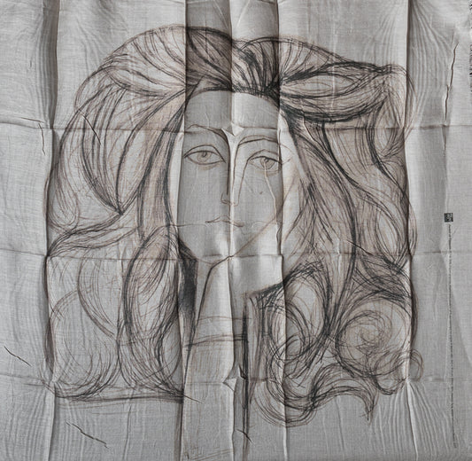 Cashmere Scarfe Portrait de Francoise