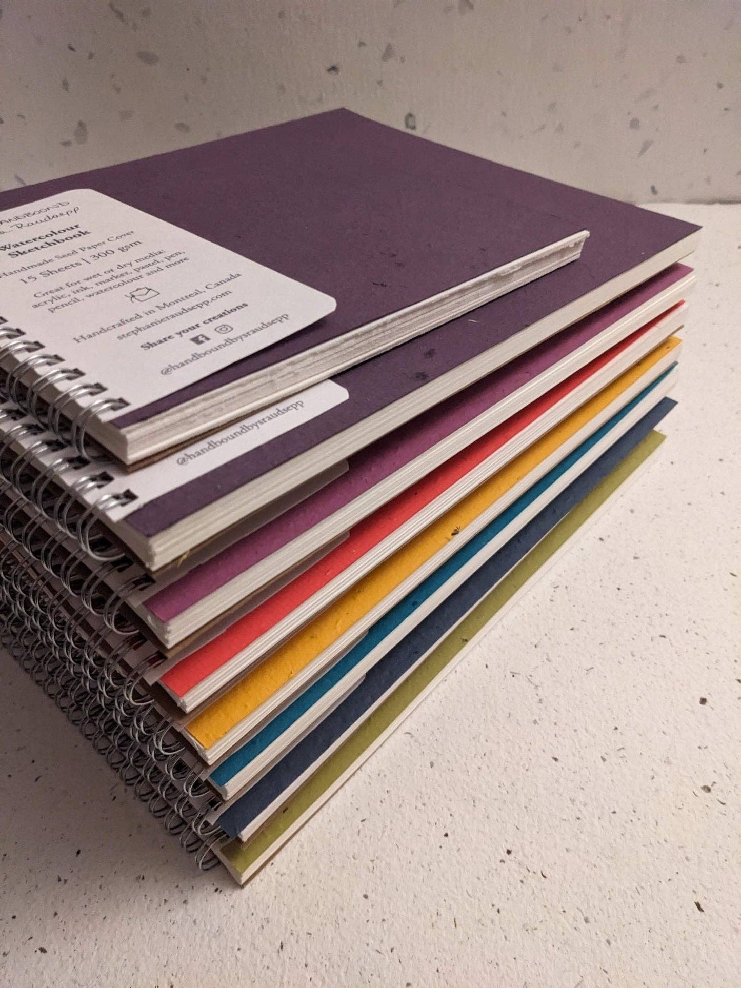 Small | Plantable Watercolour Sketchbooks: Chartreuse