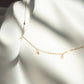Primrose Necklace: Green / Gold Filled