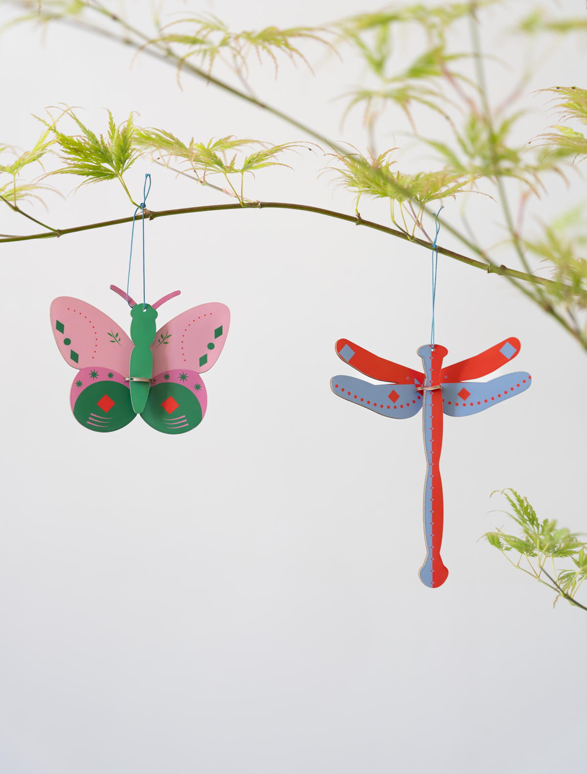 3D Ornament - Folk Butterflies