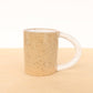 Handmade Ceramic Colorblock Mug - 10 oz: Pink/orange