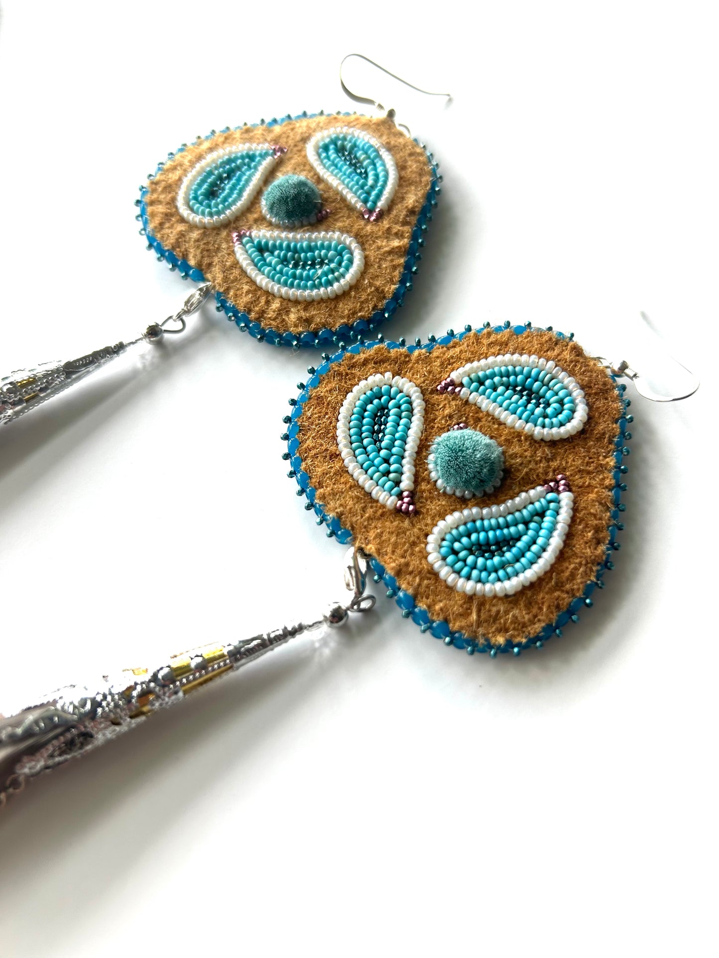 Blackburn Paisley Floral Fly Away Earrings (2-in-1)