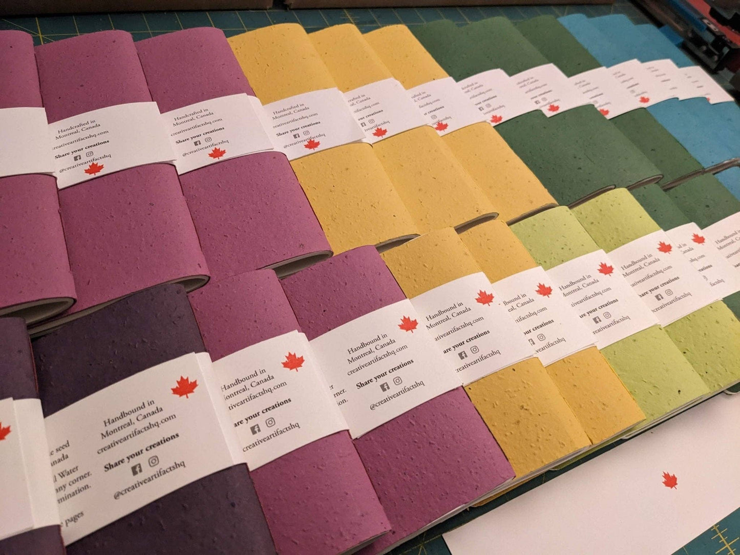 Pocket | Plantable Cotton Notebook: Chartreuse
