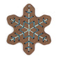 Gingerbread Flake - DIY Stitched Ornament Kit