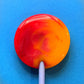 Mini Handcrafted Rainbow Lollipops: Rhubarb and Custard