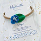 Blue Larkspur Baby Headband