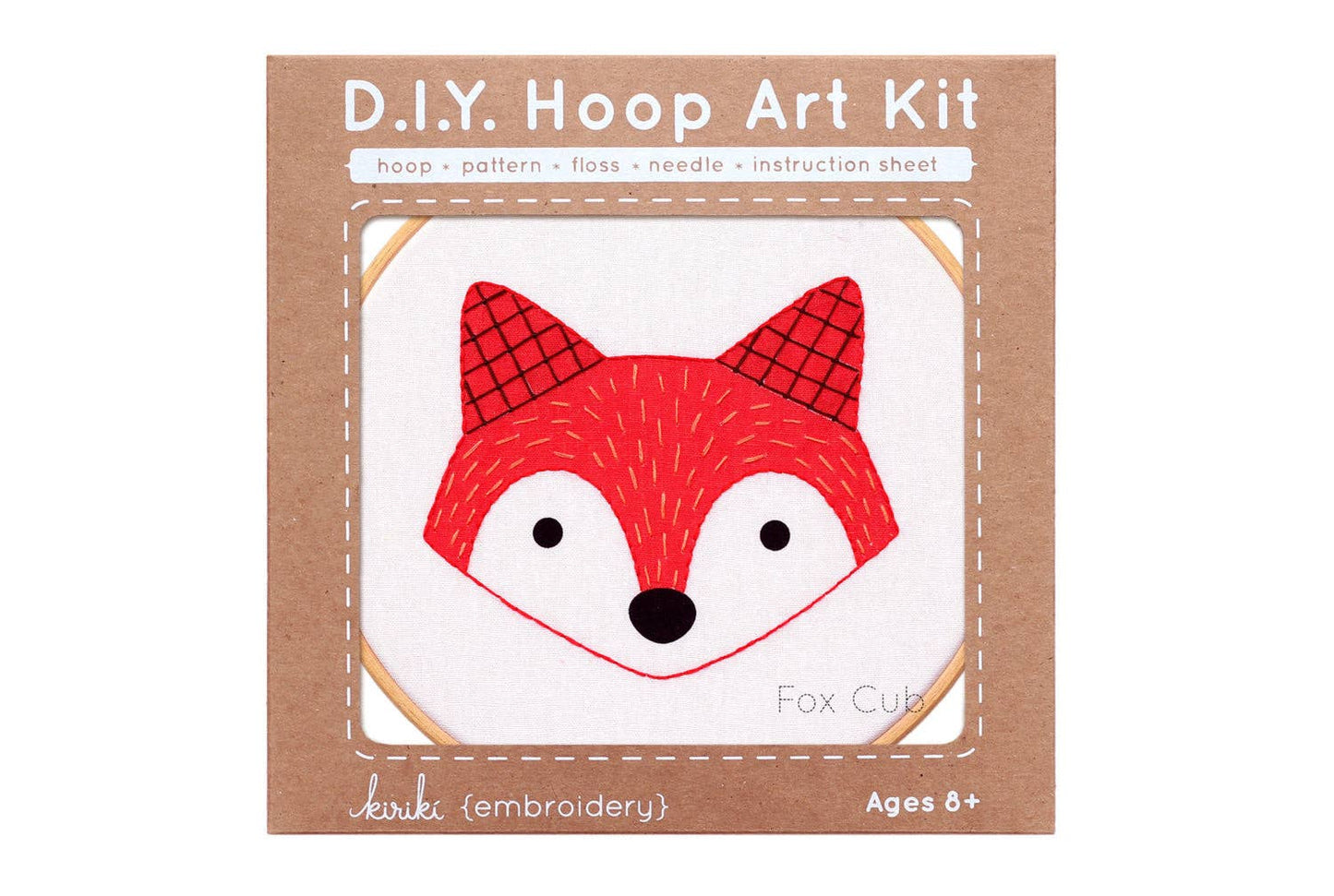 Fox Cub - Hoop Art Kit