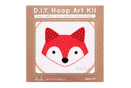 Fox Cub - Hoop Art Kit