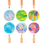 Kaleidoscope Multi-Colored Pencils Set of 6