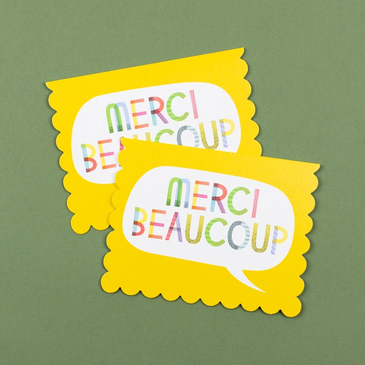 Merci Beaucoup (French) Thank You Card