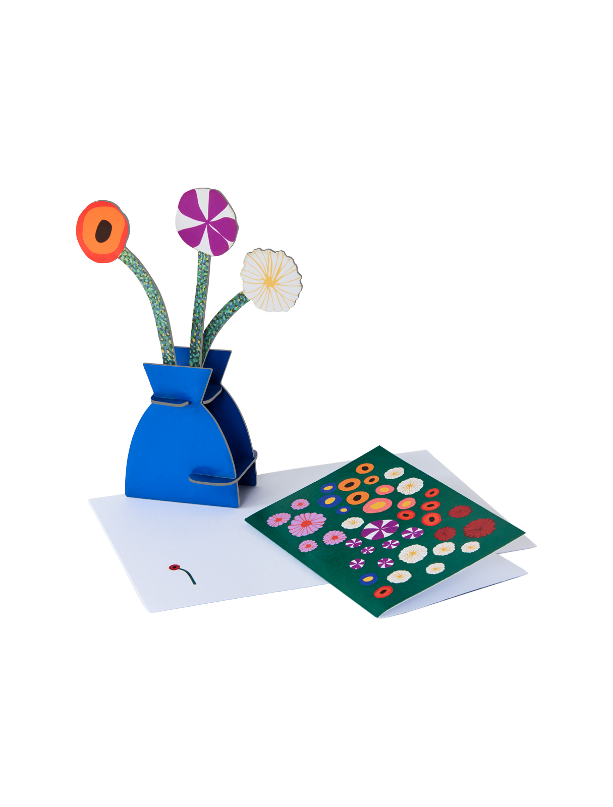 3D Pop Out Card - Klimt Flowers