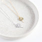 Dandelion Necklace: Yellow Gold