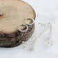 Beaded Huggie Hoops: Gold