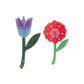 3D Ornament - Folk Flowers