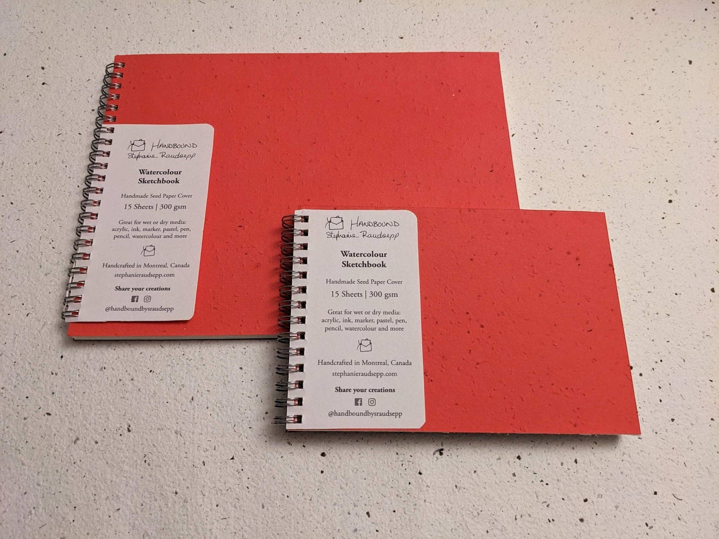 Large | Plantable Watercolour Sketchbooks: Sky Blue