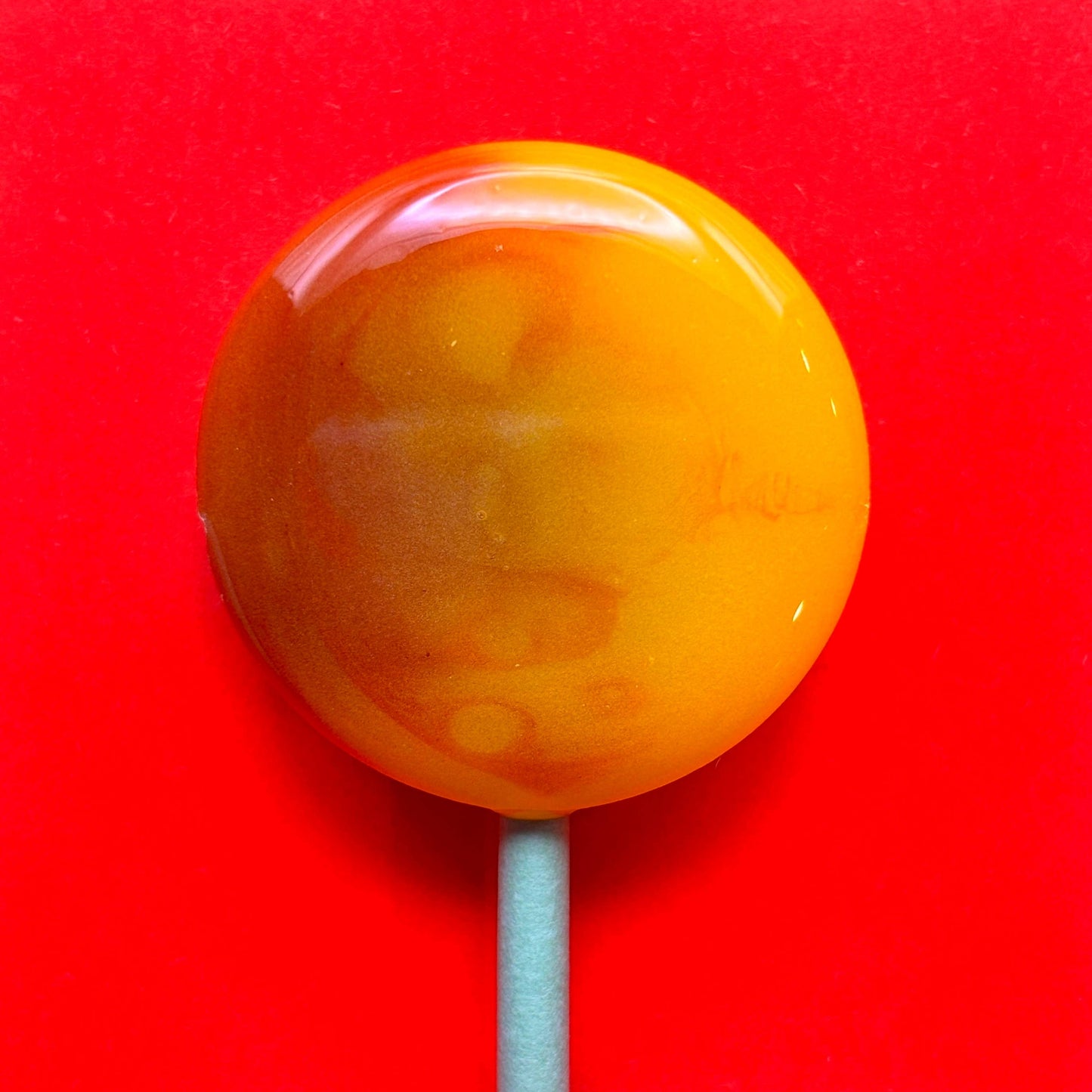 Mini Handcrafted Rainbow Lollipops: Rhubarb and Custard