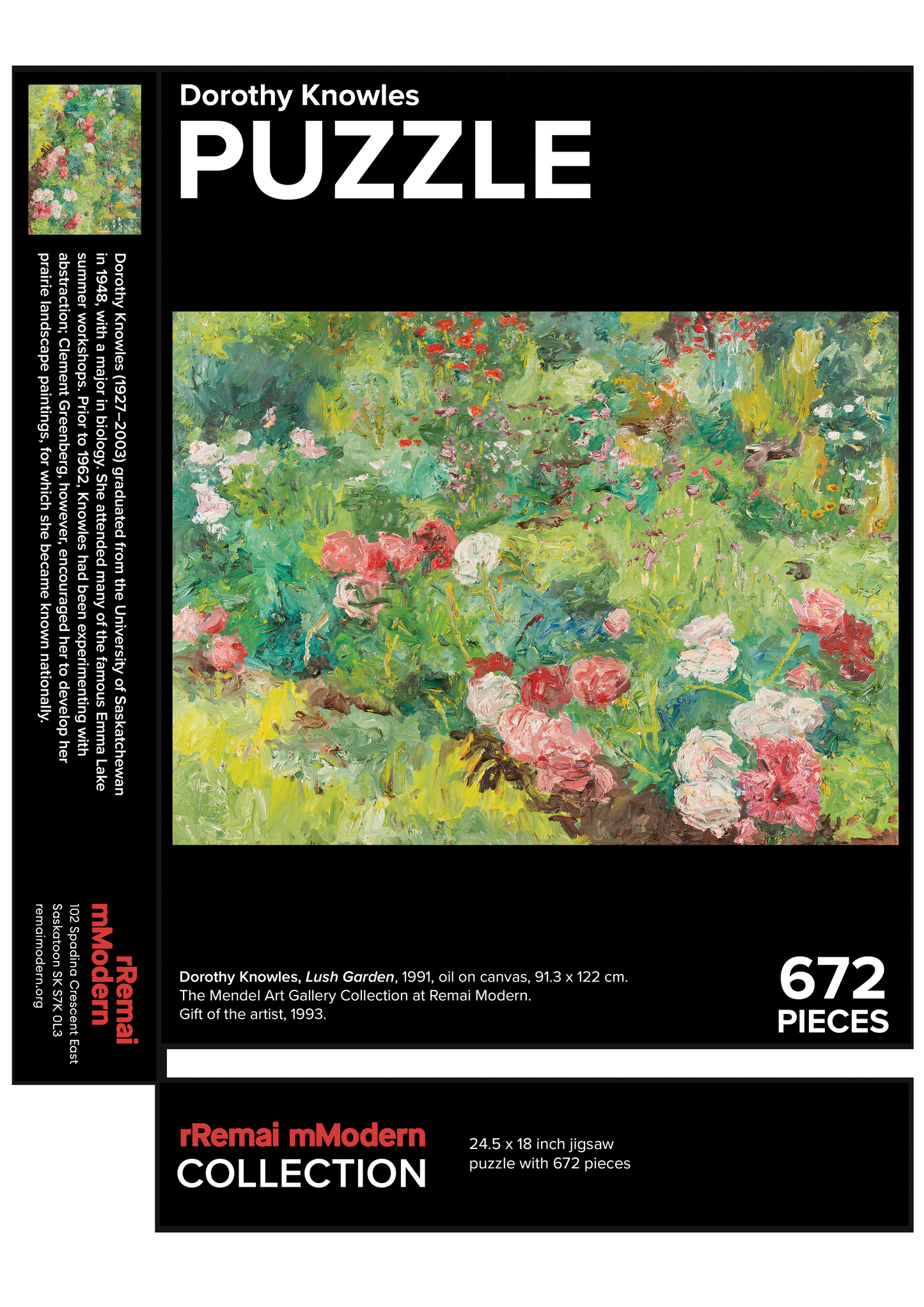 Dorothy Knowles Lush Garden Puzzle