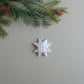 Folded Fabric Star: Grey