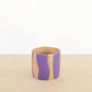 Indoor Ceramic Planter- Wave: Violet