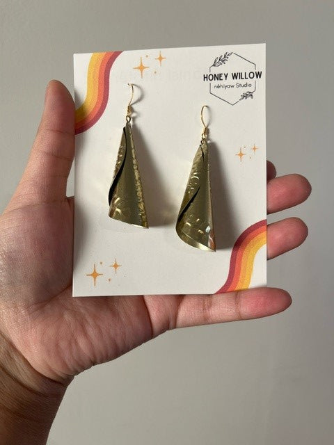 Honey Willow Jingle Cone Earrings