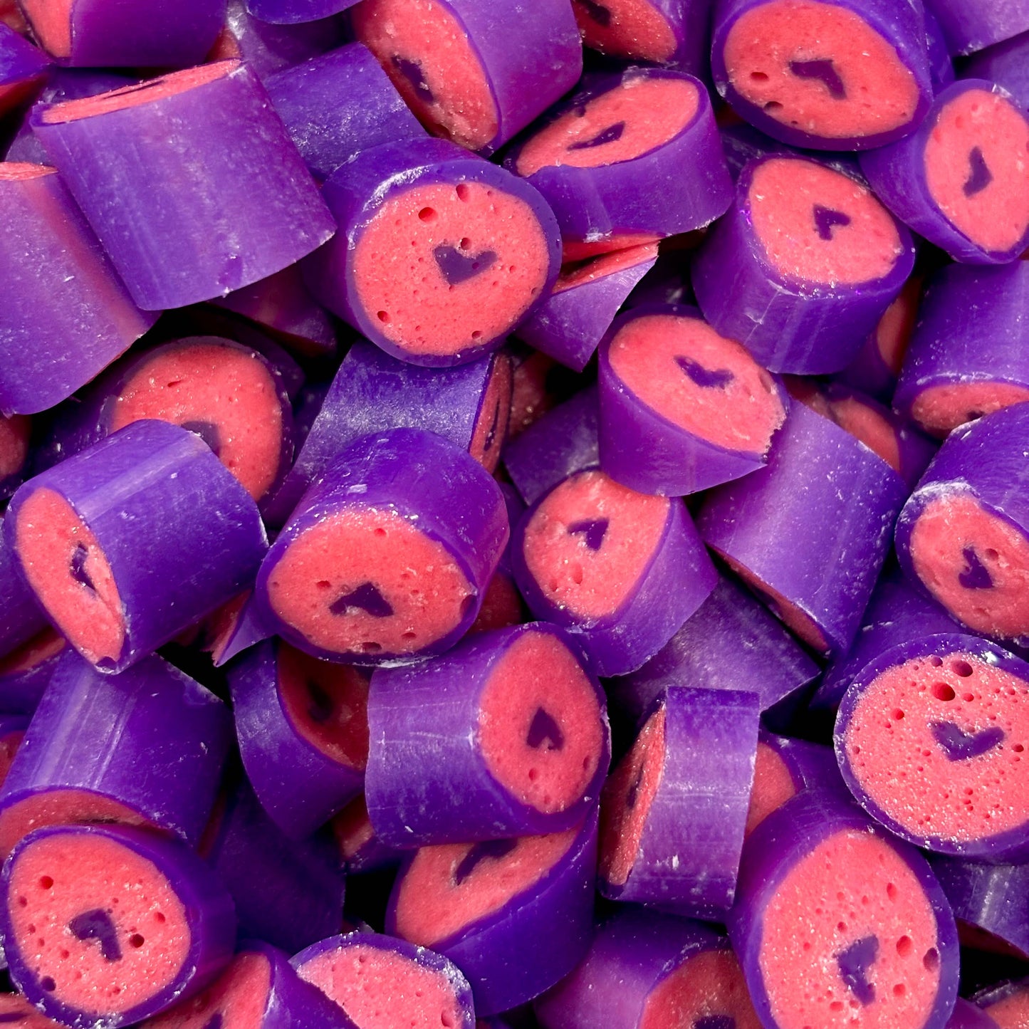 Raspberry Blackcurrant Heart Old Fashioned Artisanal Candy