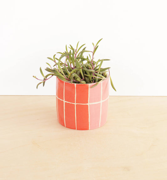 Small Ceramic Planter - Tile