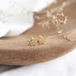Mini Flower Earrings (Gold)