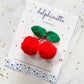 Kids' Cherry Pom Pom Hair Tie