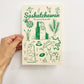 Saskatchewan Canada Symbols 6x9 Postcard