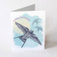 Swallows Linocut Birthday Card by Hawk and Rose