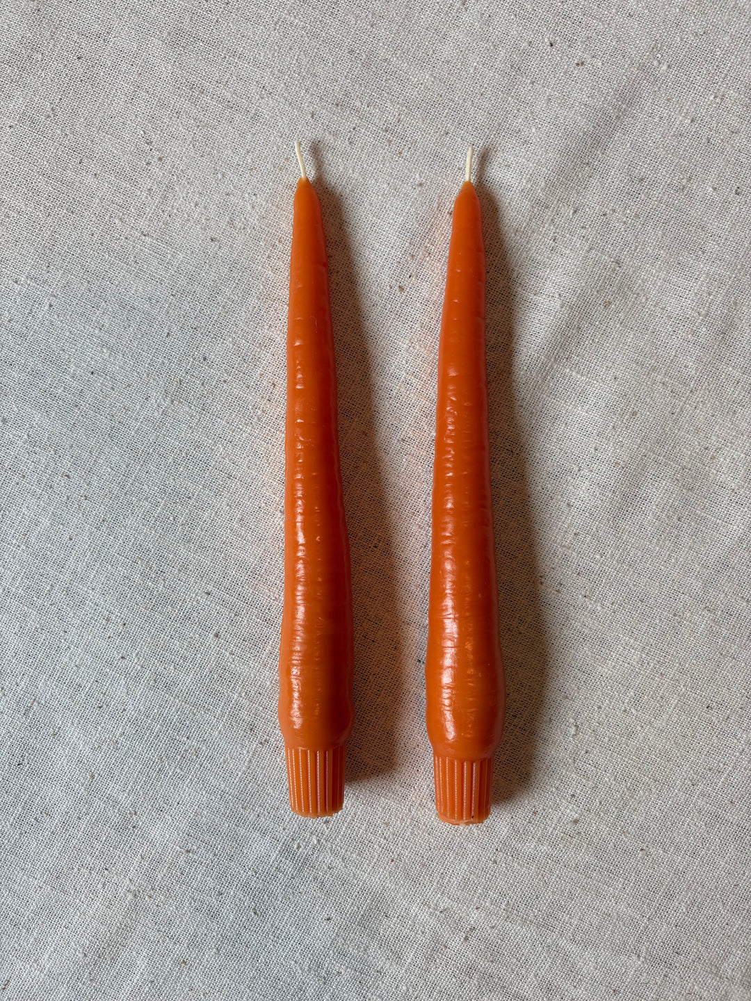 Five of Hearts Carrot Taper Set of 2